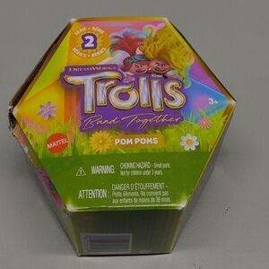 Mattel DreamWorks Trolls Band Together Pom Poms Series 2 Surprise Toy NEW